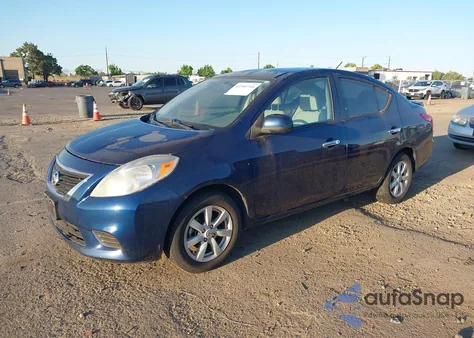 2014 Nissan Versa 1.6 Sv z USA, uszkodzony, nr VIN 3N1CN7AP7EL843404